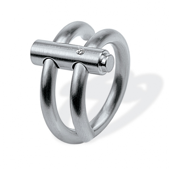 Prsten s diamanty Xen Float 011146G Prsten s diamanty Xen Float 011146G