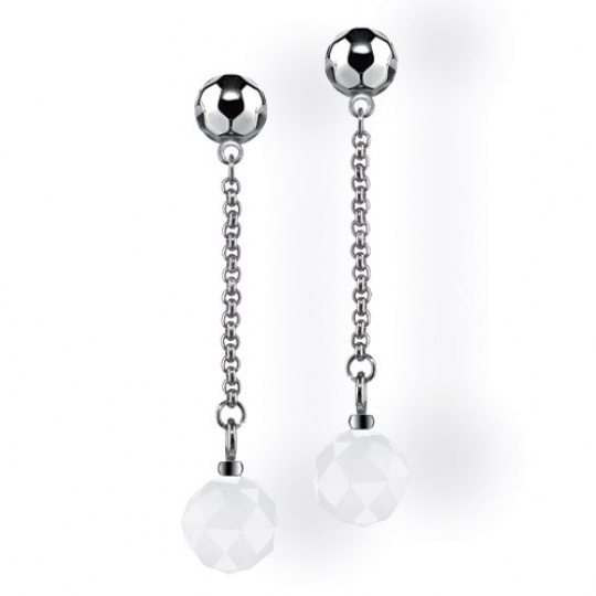 Náušnice Morellato Black and White CU07 Náušnice Morellato Black and White CU07