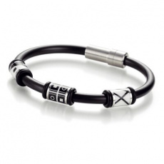 Ocelový náramek s kaučukem TeNo YuKoN 025-0529 Ocelový náramek s kaučukem TeNo YuKoN 025-0529