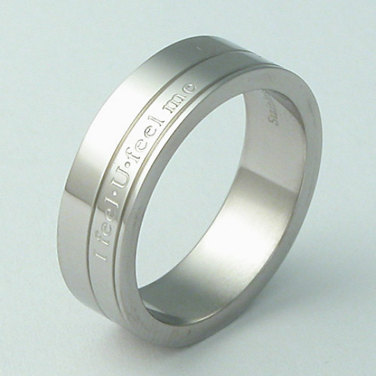 Prsten z chirurgické oceli RSS276