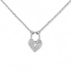 Zlatý náhrdelník Cacharel XD508GB3, materiál bílé zlato 585/1000, diamant-0.08 ct, váha: 3.30g Zlatý náhrdelník Cacharel XD508GB3, materiál bílé zlato 585/1000, diamant-0.08 ct, váha: 3.30g