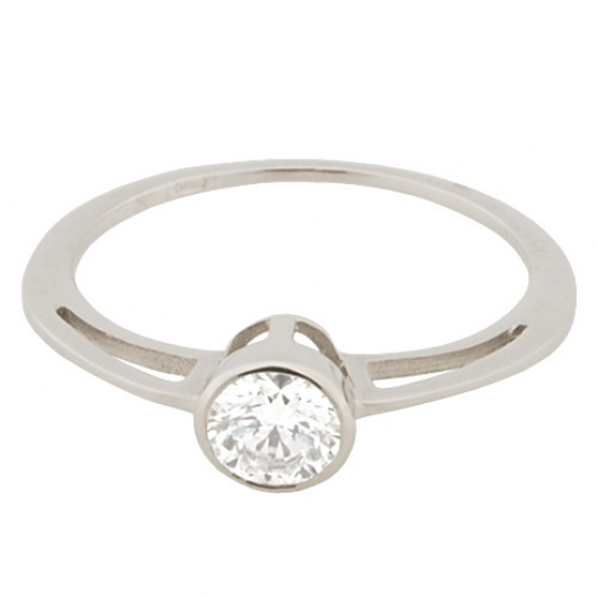 Zlatý Prsten Soliter 224 00824 07, materiál bílé zlato 585/1000, 1x briliant = 0.379 ct, váha: 1.15g Zlatý Prsten Soliter 224 00824 07, materiál bílé zlato 585/1000, 1x briliant = 0.379 ct, váha: 1.15g