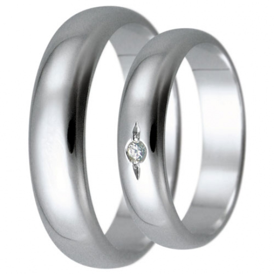 Snubní prsteny kolekce HARMONY28, materiál bílé zlato 585/1000, zirkon, váha: u velikosti 54mm - 4.9 Snubní prsteny kolekce HARMONY28, materiál bílé zlato 585/1000, zirkon, váha: u velikosti 54mm - 4.9
