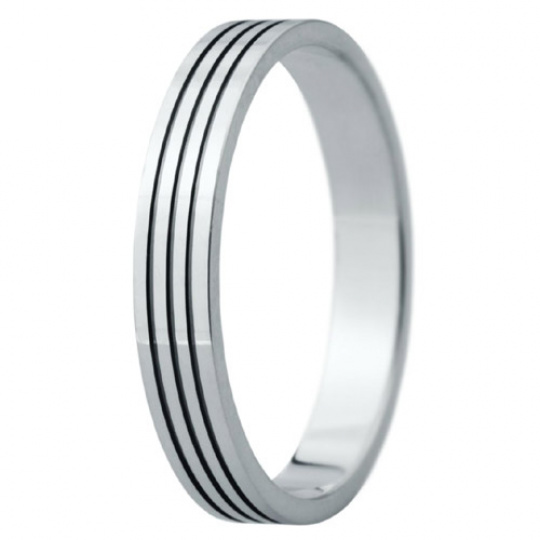 Snubní prsteny kolekce ELISKA_32, materiál bílé zlato 585/1000, ruthenium, váha: u velikosti 54mm - Snubní prsteny kolekce ELISKA_32, materiál bílé zlato 585/1000, ruthenium, váha: u velikosti 54mm -