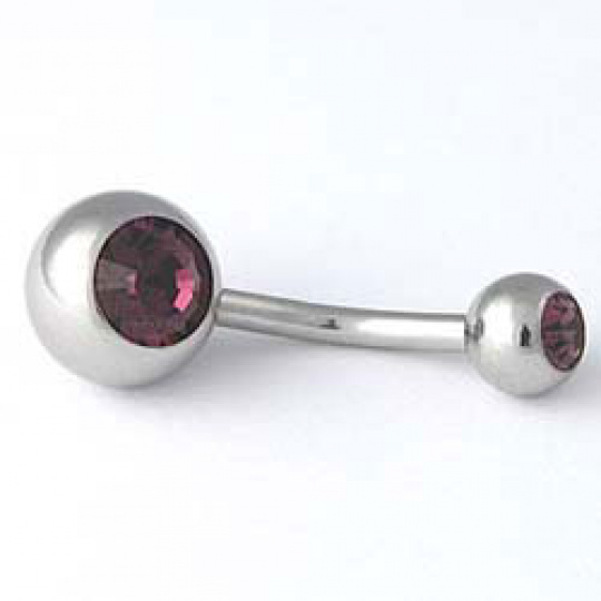 Piercing do pupíku JBL2S1amethyst