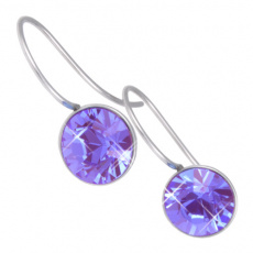 Náušnice z chirurgické oceli ESSW-01-SAPPHIRE Náušnice z chirurgické oceli ESSW-01-SAPPHIRE