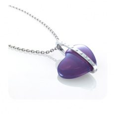 Přívěsek Storm Baril Heart Purple Přívěsek Storm Baril Heart Purple