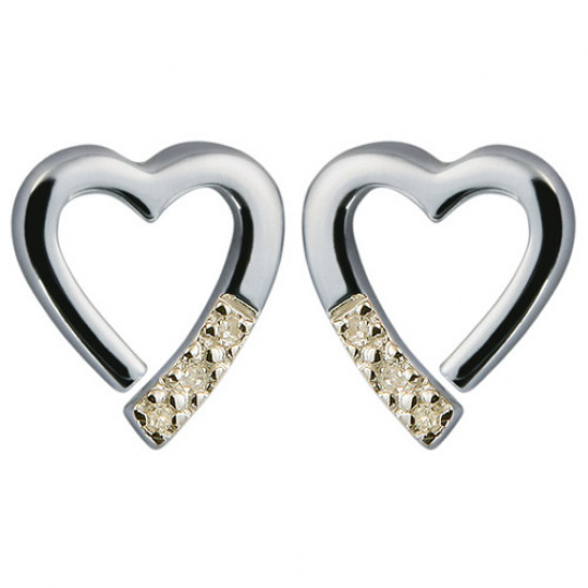 Náušnice Hot Diamonds Just add Love DE110 Náušnice Hot Diamonds Just add Love DE110