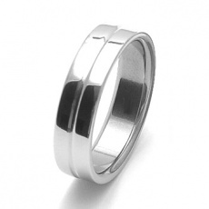 Pánský ocelový snubní prsten RZ86118 Pánský ocelový snubní prsten RZ86118