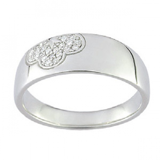 Stříbrný prsten Cacharel CSR171Z, materiál stříbro 925/1000, zirkon, váha: 3.20g