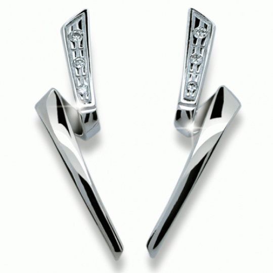 Briliantové náušnice Danfil DF2032, materiál bílé zlato 585/1000, 6x briliant SI1/G = 0.054 ct, váha Briliantové náušnice Danfil DF2032, materiál bílé zlato 585/1000, 6x briliant SI1/G = 0.054 ct, váha