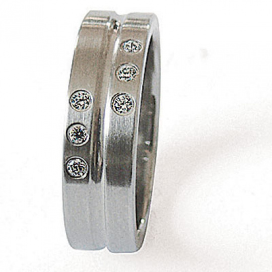 Prsten z chirurgické oceli 06118