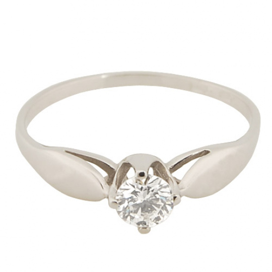 Zlatý Prsten Soliter 224 00026 07, materiál bílé zlato 585/1000, 1x briliant = 0.249 ct, váha: 1.35g Zlatý Prsten Soliter 224 00026 07, materiál bílé zlato 585/1000, 1x briliant = 0.249 ct, váha: 1.35g