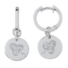 Stříbrné náušnice Cacharel CSW177Z, materiál stříbro 925/1000, zirkon, váha: 3.65g
