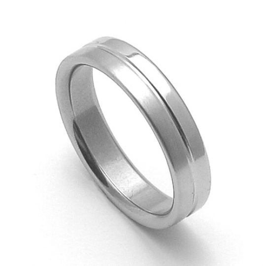 Ocelový snubní prsten RZ85118 Ocelový snubní prsten RZ85118