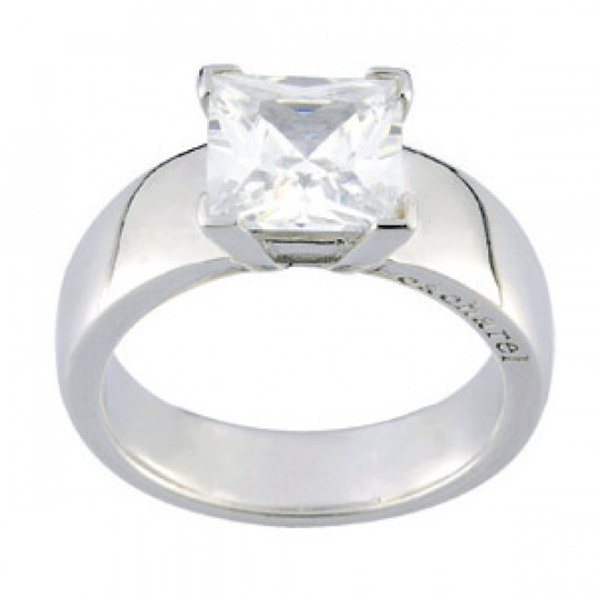 Stříbrný prsten Cacharel CSR175Z, materiál stříbro 925/1000, zirkon, váha: 6.95g