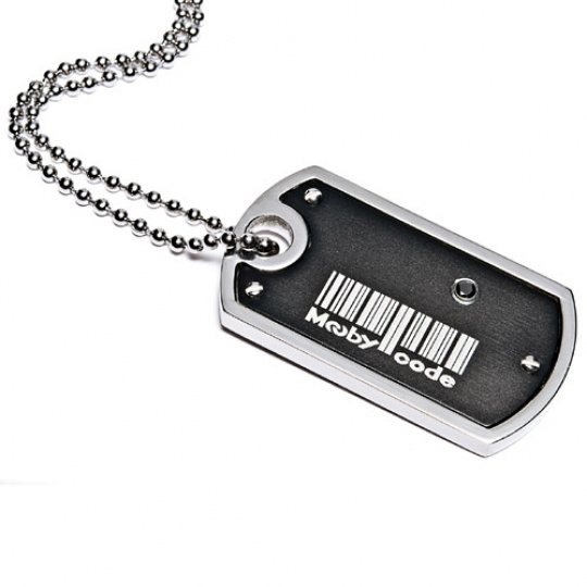 Ocelový přívěsek Mooby Code MC1 Ocelový přívěsek Mooby Code MC1