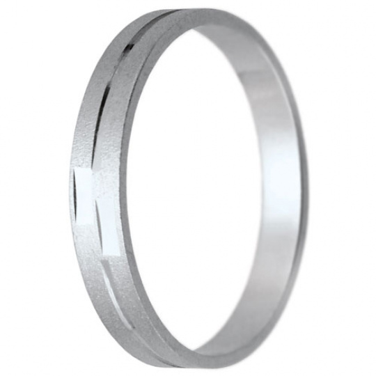 Snubní prsteny kolekce K7, materiál bílé zlato 585/1000 , váha: u velikosti 54mm - 2.20g Snubní prsteny kolekce K7, materiál bílé zlato 585/1000 , váha: u velikosti 54mm - 2.20g