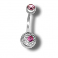 Piercing s krystaly Swarovski Eye E