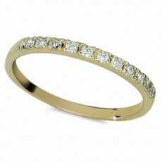 Briliantový prsten Danfil DF1670Z, materiál žluté zlato 585/1000, 11x briliant SI1/G = 0.192 ct, váh Briliantový prsten Danfil DF1670Z, materiál žluté zlato 585/1000, 11x briliant SI1/G = 0.192 ct, váh