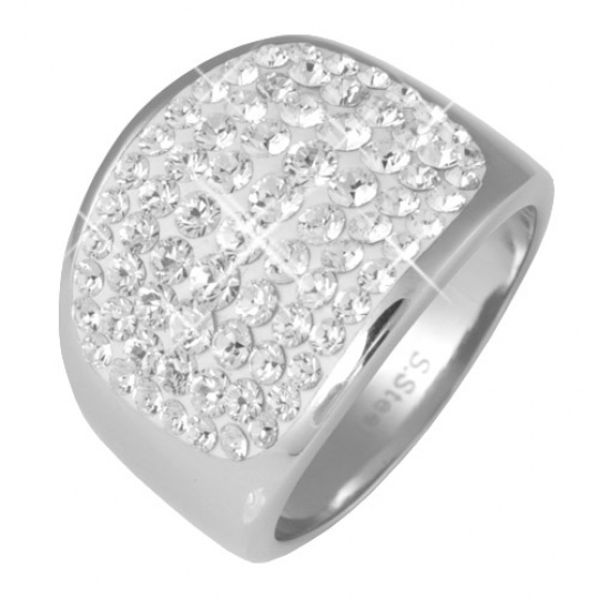 Prsten s krystaly Swarovski RSSW10-CZ