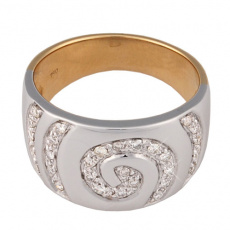 Zlatý prsten Champs Elysées B0378-G08