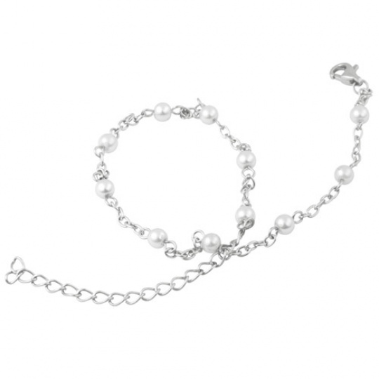 Řetízek na nohu BAF02-WHITE Řetízek na nohu BAF02-WHITE