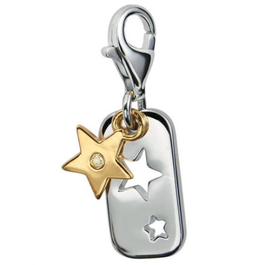 Přívěsek Hot Diamonds Love Luck Happiness DT014 Přívěsek Hot Diamonds Love Luck Happiness DT014