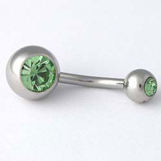 Piercing do pupíku JBL2S1peridot