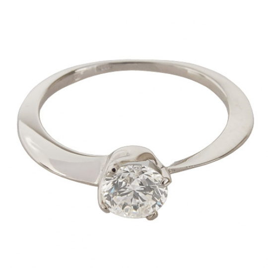 Zlatý Prsten Soliter 224 00855 07, materiál bílé zlato 585/1000, 1x briliant = 0.70 ct, váha: 1.50g Zlatý Prsten Soliter 224 00855 07, materiál bílé zlato 585/1000, 1x briliant = 0.70 ct, váha: 1.50g