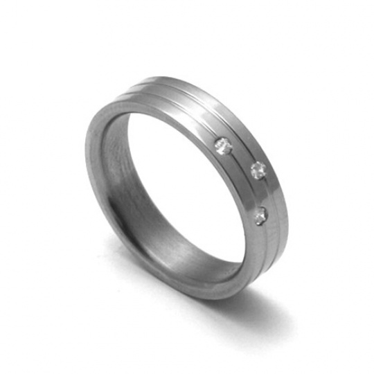 Dámský titanový snubní prsten TTN0502 Dámský titanový snubní prsten TTN0502