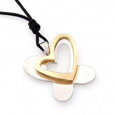 Přívěsek Due Fly Heart Gold Přívěsek Due Fly Heart Gold