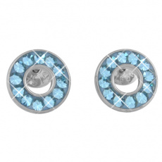 Náušnice s krystaly Swarovski ESSW21-AQUA Náušnice s krystaly Swarovski ESSW21-AQUA