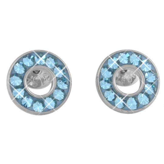 Náušnice s krystaly Swarovski ESSW21-AQUA Náušnice s krystaly Swarovski ESSW21-AQUA
