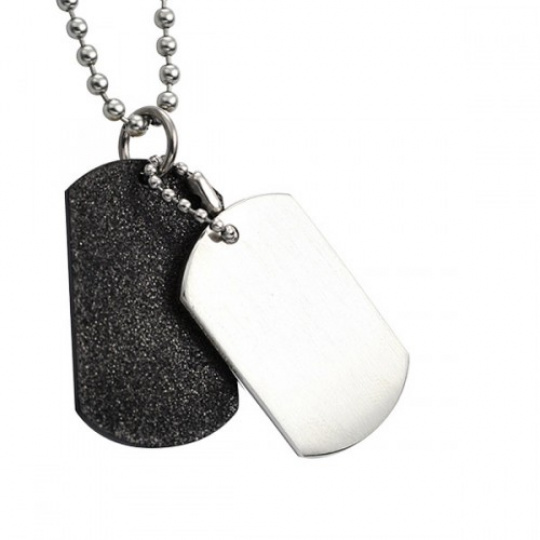 Přívěsek z chirurgické oceli PSS230-BLACK Přívěsek z chirurgické oceli PSS230-BLACK