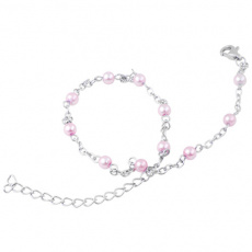 Řetízek na nohu BAF02-PINK Řetízek na nohu BAF02-PINK