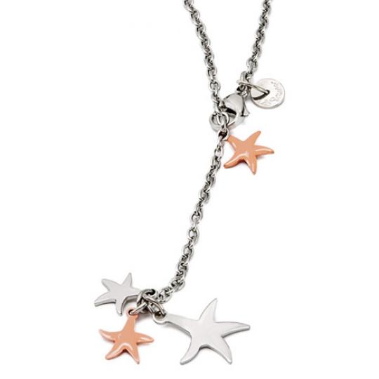 Ocelový náhrdelník Mooby Star MC173