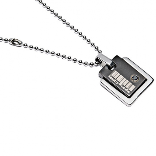 Ocelový přívěsek Mooby Code MC7 Ocelový přívěsek Mooby Code MC7