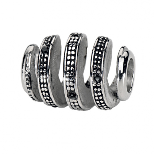 Přívěsek Morellato Drops Black Spiral CZ95 Přívěsek Morellato Drops Black Spiral CZ95