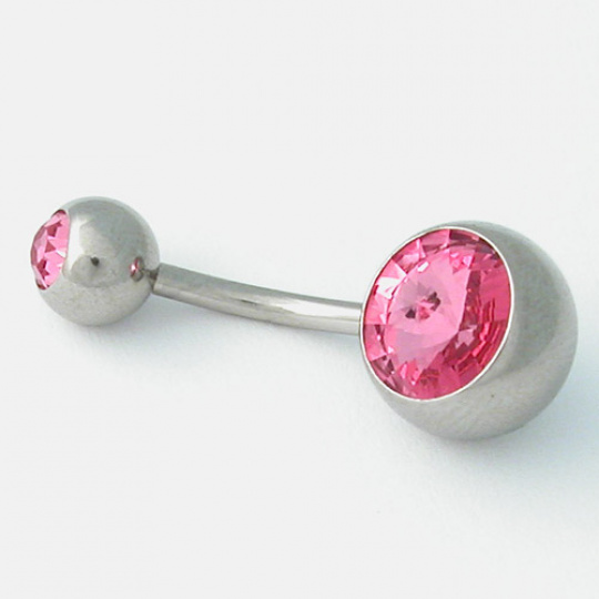 Piercing  do pupíku JBL32Srose