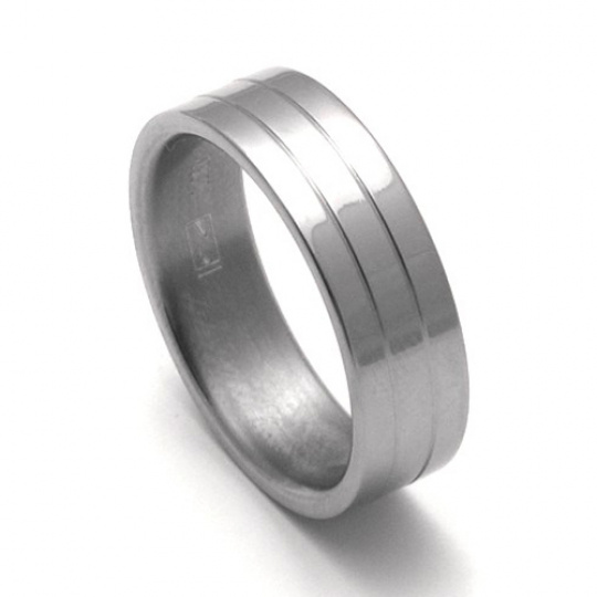 Pánský titanový snubní prsten TTN0501 Pánský titanový snubní prsten TTN0501