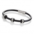 Ocelový náramek s kaučukem TeNo YuKoN 025-0501