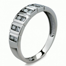 Briliantový prsten Danfil DF2079, materiál bílé zlato 585/1000, 12x briliant SI1/G = 0.402 ct, váha: Briliantový prsten Danfil DF2079, materiál bílé zlato 585/1000, 12x briliant SI1/G = 0.402 ct, váha: