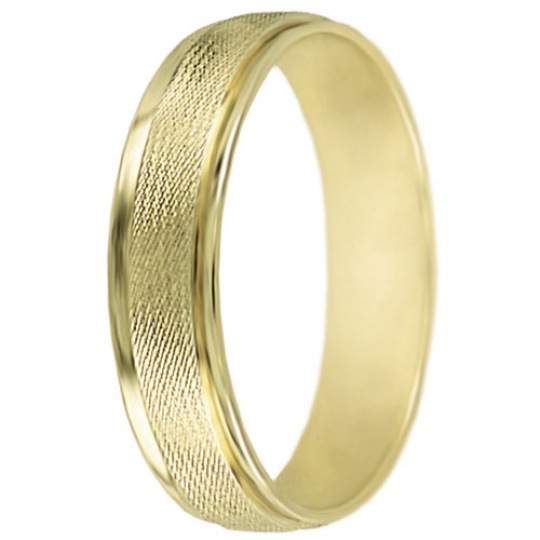 Snubní prsteny kolekce A19, materiál žluté zlato 585/1000 , váha: u velikosti 54mm - 3.30g