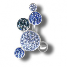 Piercing s krystaly Swarovski Boules B Piercing s krystaly Swarovski Boules B