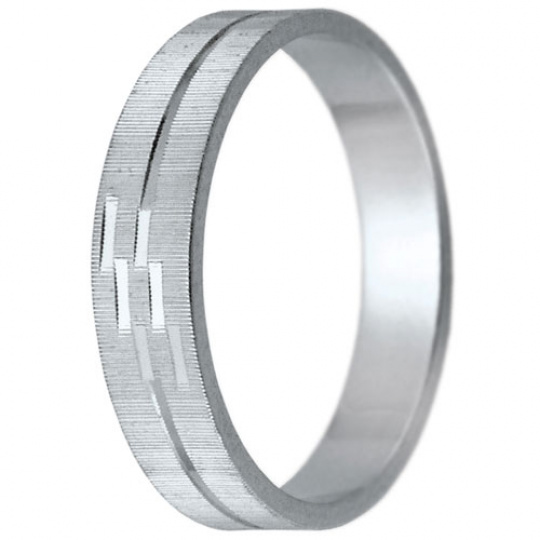 Snubní prsteny kolekce K6, materiál bílé zlato 585/1000 , váha: u velikosti 54mm - 3.30g Snubní prsteny kolekce K6, materiál bílé zlato 585/1000 , váha: u velikosti 54mm - 3.30g