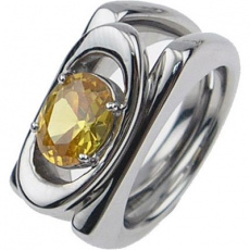 Prsten Tribal SPR03-YELLOW-CZ Prsten Tribal SPR03-YELLOW-CZ