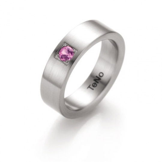 Prsten s polodrahokamem TeNo T-colours 069-02P06SP Prsten s polodrahokamem TeNo T-colours 069-02P06SP
