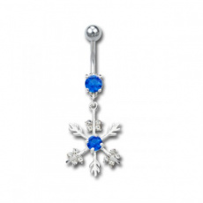 Piercing do pupíku TBPN91-BLUE Piercing do pupíku TBPN91-BLUE