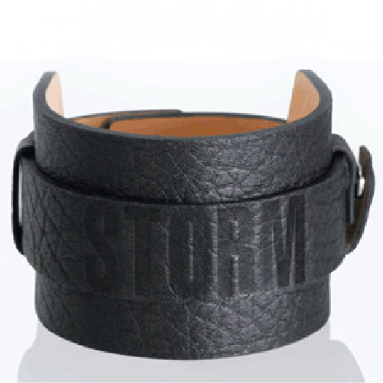 Náramek Storm Stamp Cuff Black